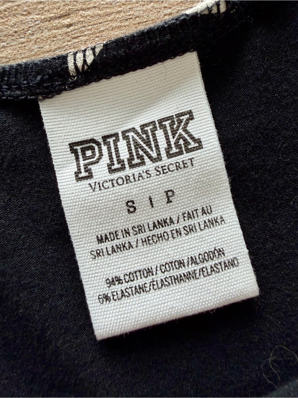 NWOT Victoria's Secret PINK Black Dress with White Star Print- Size Small - Picture 2 of 3